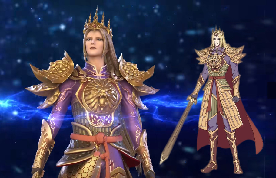 叶罗丽:金王子动画和原画建模对比,巅峰状态的金王子不如铁希帅_腾讯