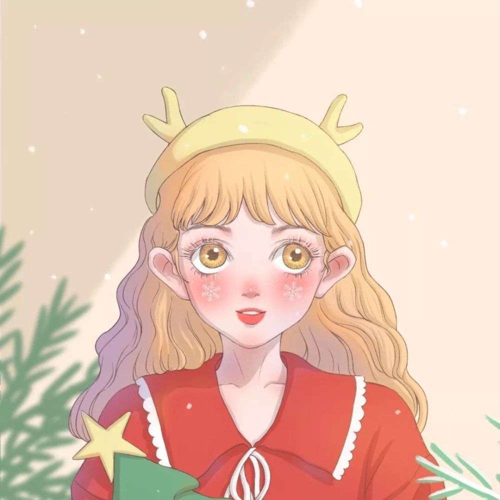 圣诞节用的女生头像～快换起来～_腾讯新闻