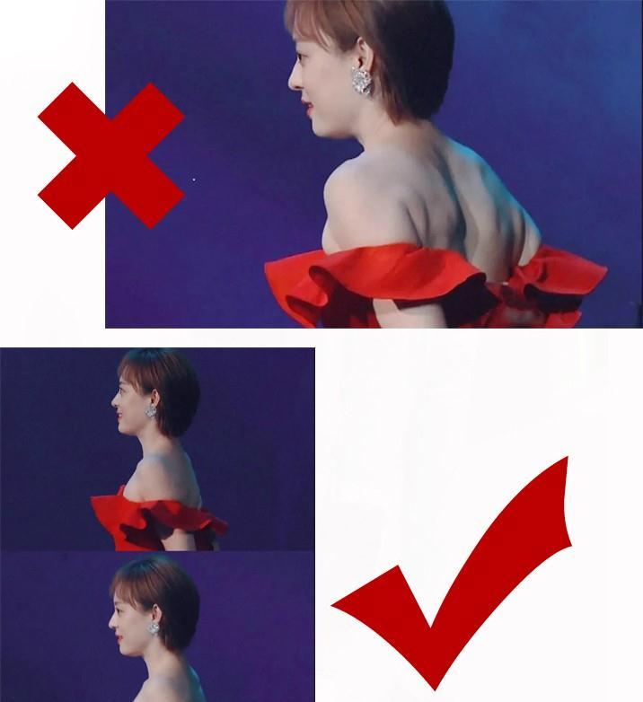 孙俪穿红裙露"虎背",穿衣智商没有情商高?错!其实是猿背蜂腰!