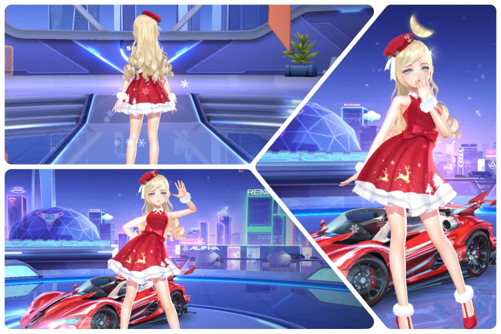 qq飞车手游:暖暖穿搭丨平安圣诞:颜值在线,单性别领取怎么选