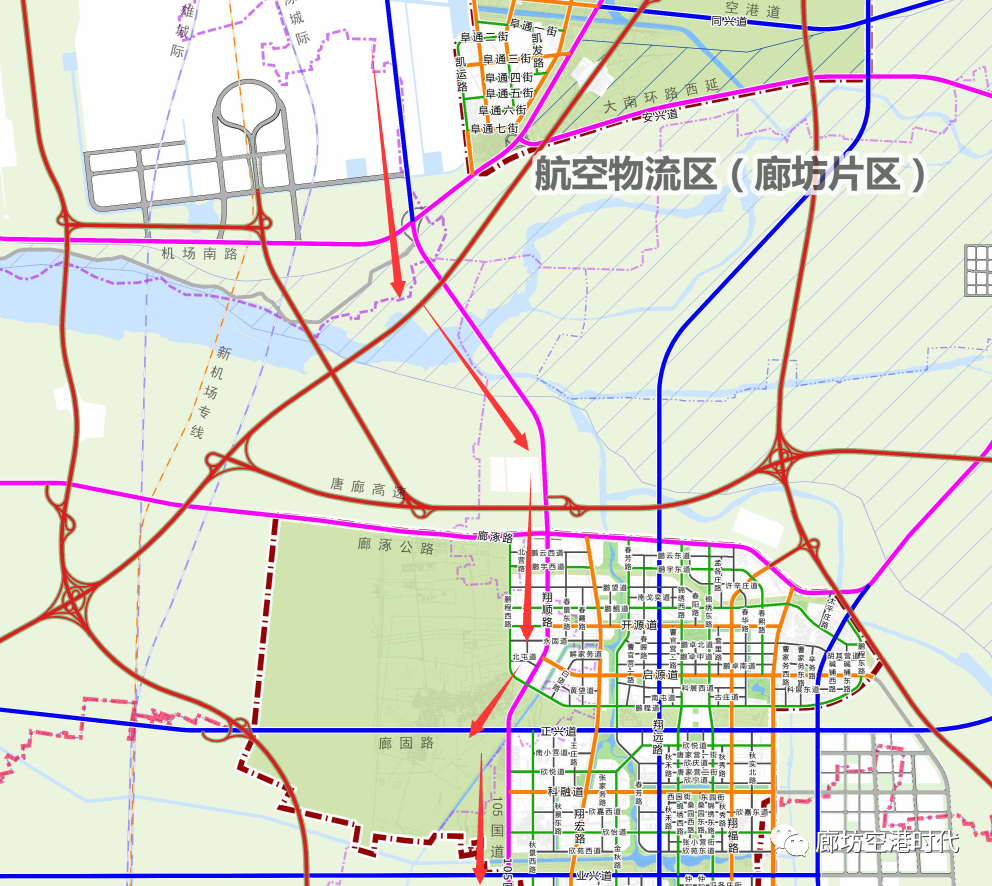 105国道本月底主体完工廊坊一小时可达北京永定门