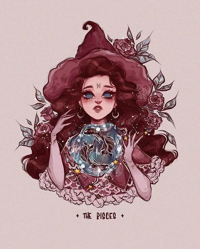 美人鱼,和宫廷华丽的贵族来自澳大利亚墨尔本的角色画师,真的是神仙手