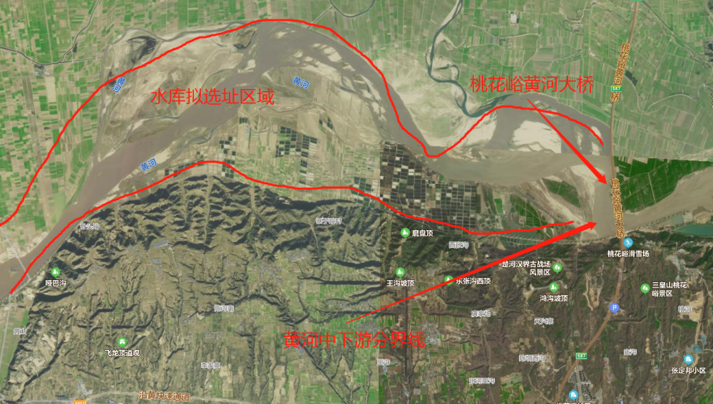 黄河桃花峪段拟建大型水库,下游航道直通渤海!河南山东将受益