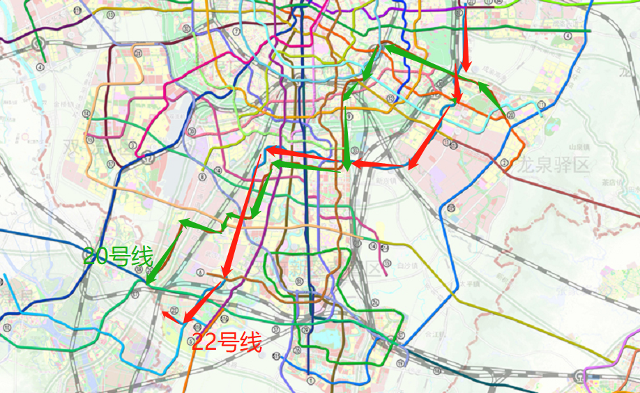 与双流有关的线路正在建设成都地铁8号线二期2020年12月18日上午10点