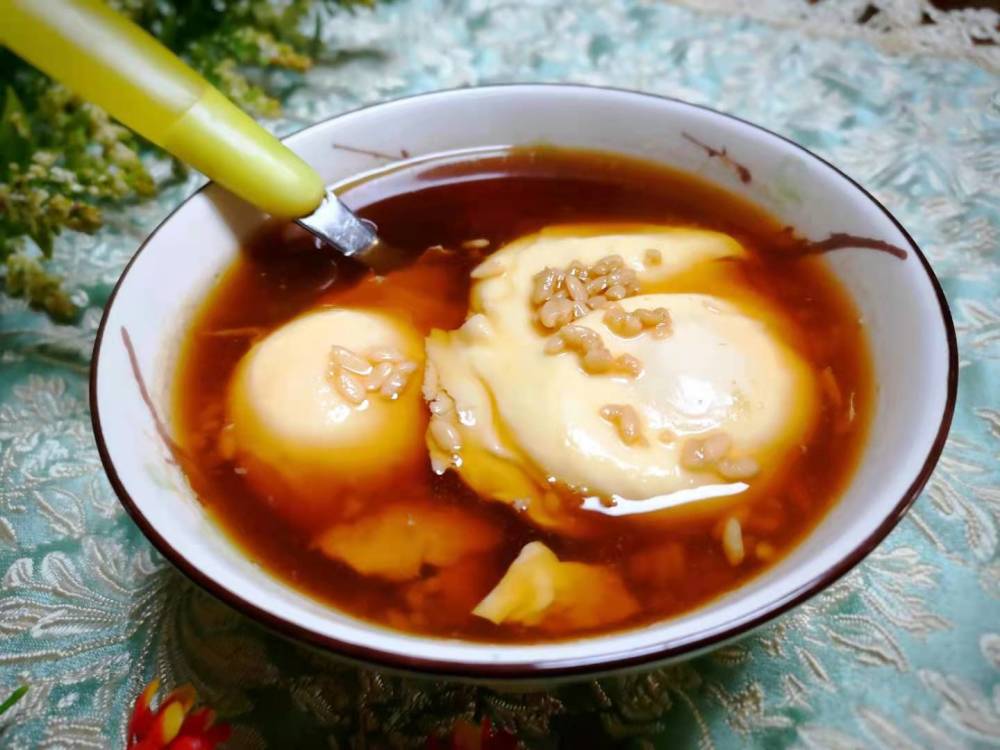 【红糖酒酿蛋】