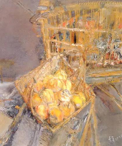 杨参军的油画静物作品