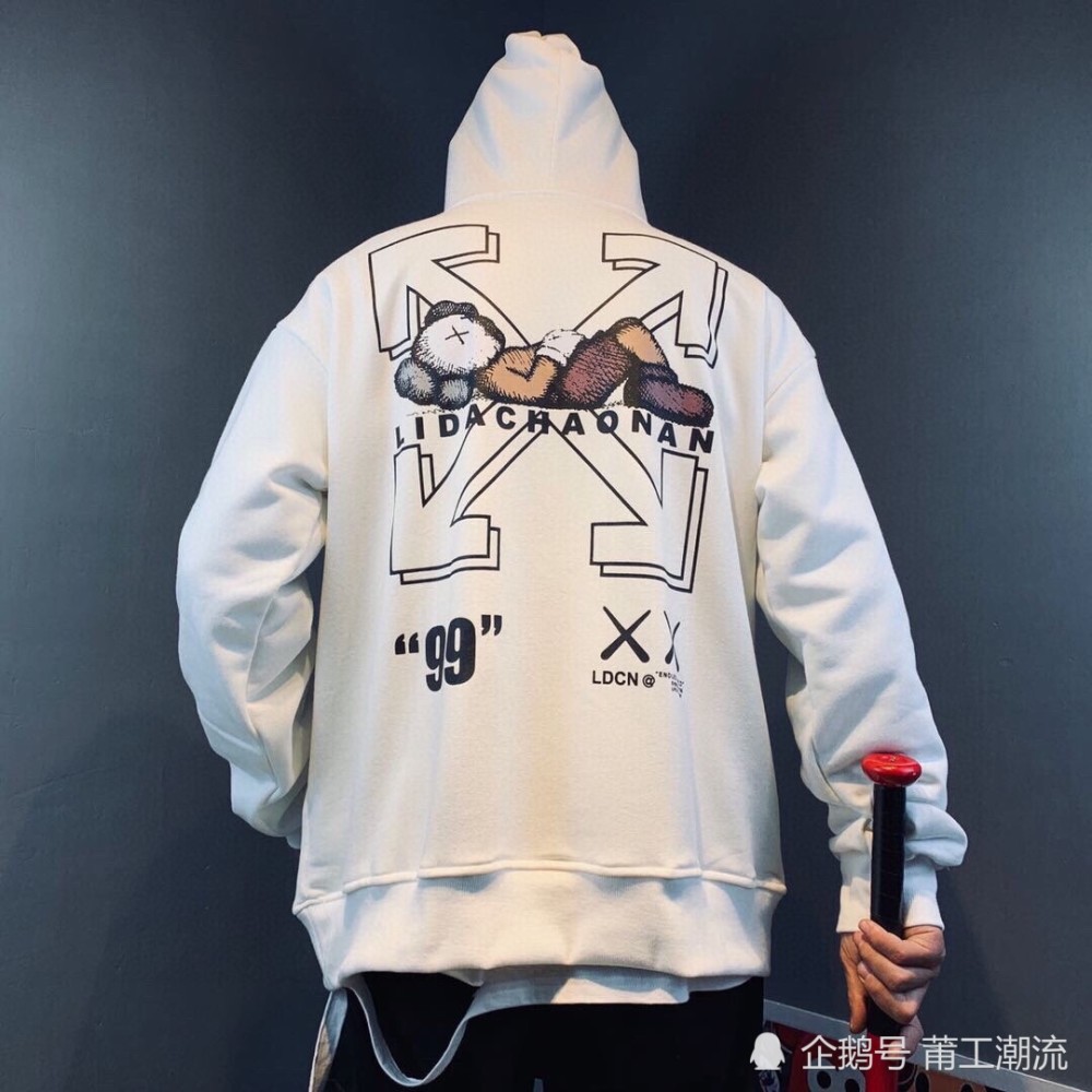 off white 20ss 芝麻街 联名款 公仔箭头卫衣