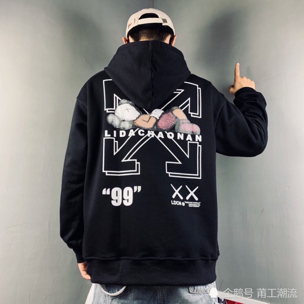off white 20ss 芝麻街 联名款 公仔箭头卫衣