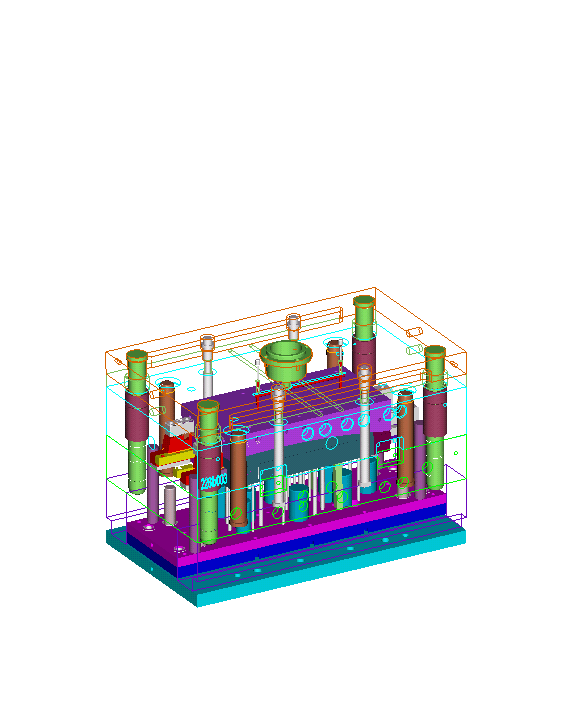 乾貨分享模具設計三板模3d開模動畫讀千文不如看一畫很直觀