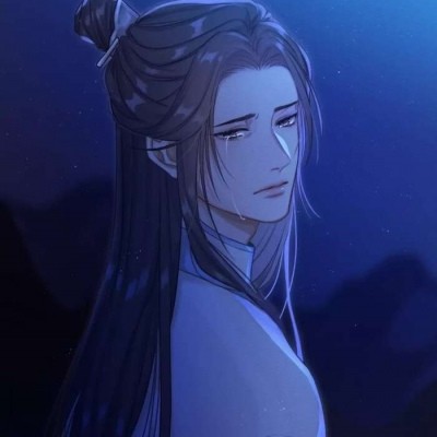 一组高冷动漫古风男生头像