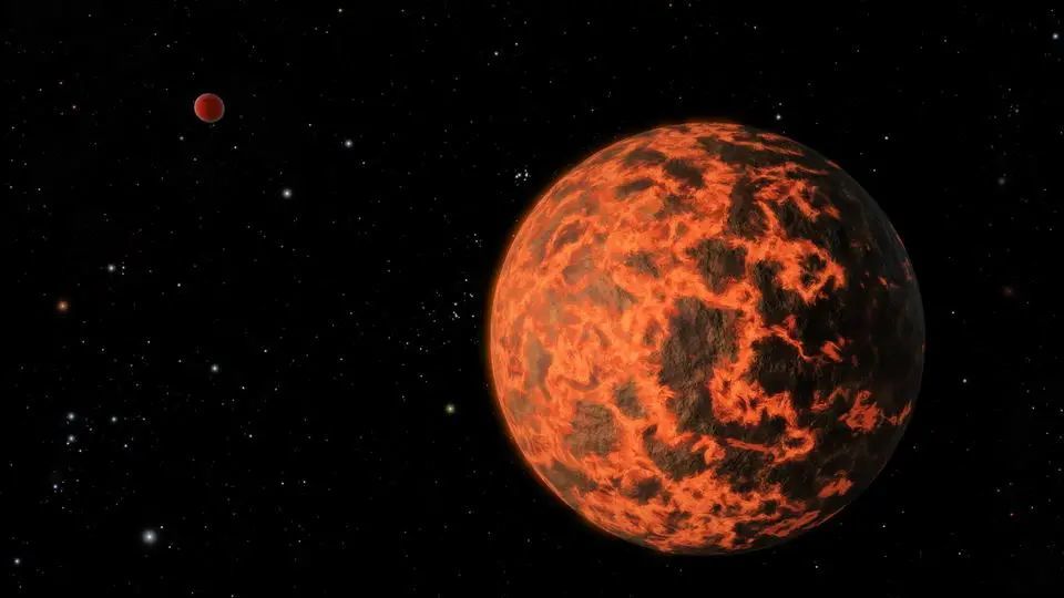 这颗行星离地球730光年远,围绕着一颗和太阳类似的恒星toi-849旋转.