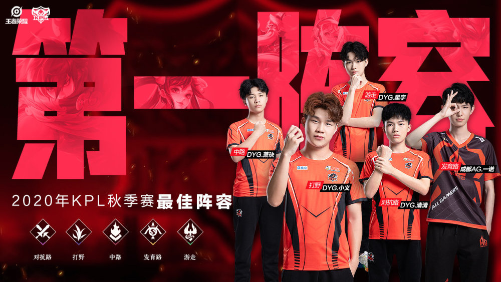 kpl秋季赛2020排名_2020KPL秋季赛赛季最佳阵容候选人名单出炉,结果12月2