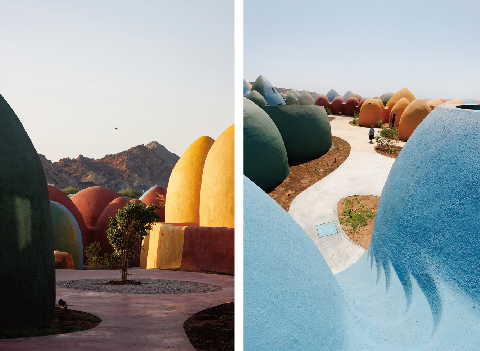 设计师在空旷幽僻的小岛上建造 "童话世界"