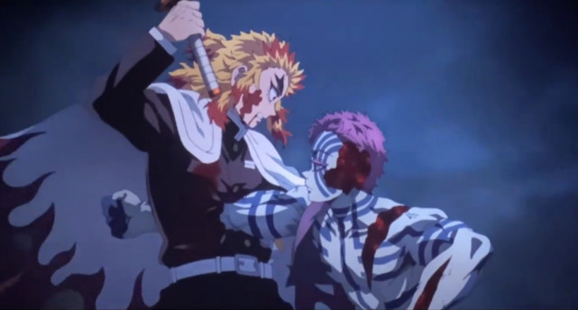 炎柱杏寿郎战死炭治郎痛哭恋柱失态而他面带微笑