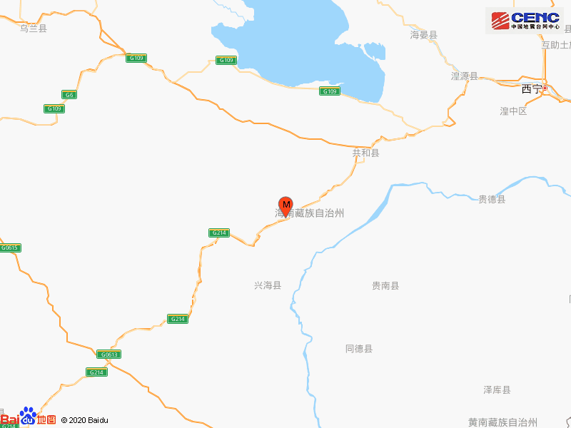 青海海南州兴海县发生3.1级地震