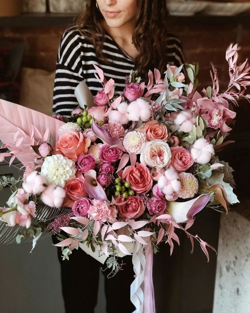 从乌克兰kviter花束作品学习欧式花艺_腾讯新闻