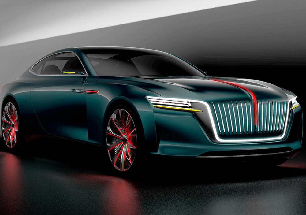 红旗轿跑suv实车亮相,颜值不输玛莎拉蒂!4座配置奢华_腾讯新闻