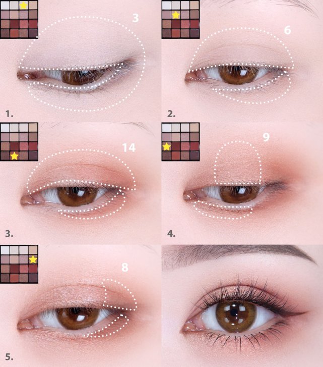 5种不同场合眼影的画法和颜色选择,一个眼影盘适用多种场合装扮