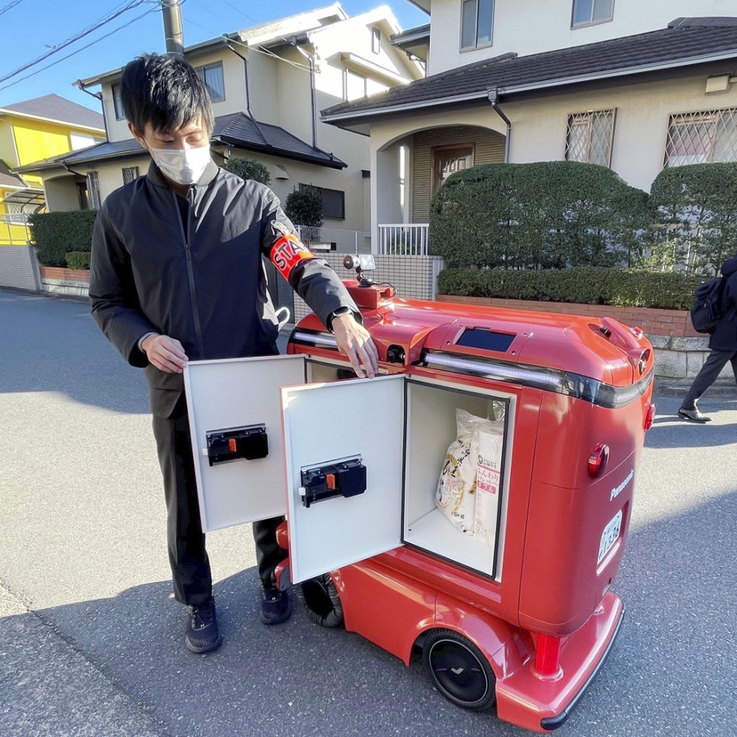 日本送货机器人测试