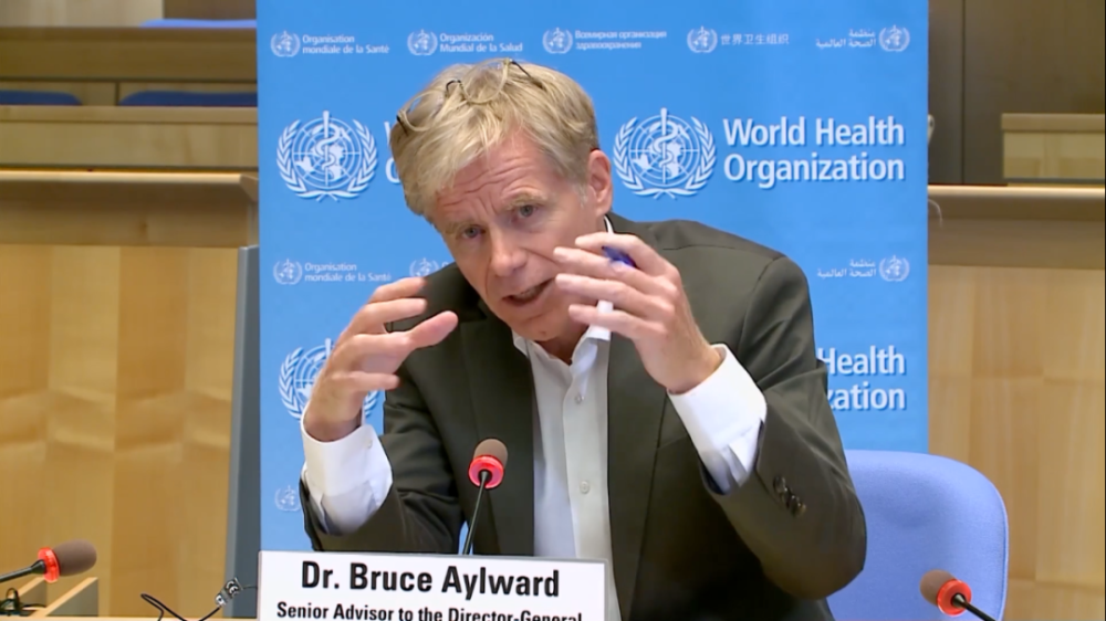 更难忘世卫专家对中国的点赞—— 总干事高级顾问布鲁斯·艾尔沃德