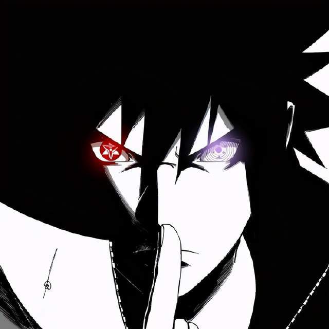 佐助最强的时期,左眼轮回眼,右眼万花筒写轮眼,要不是鸣人在最终战中