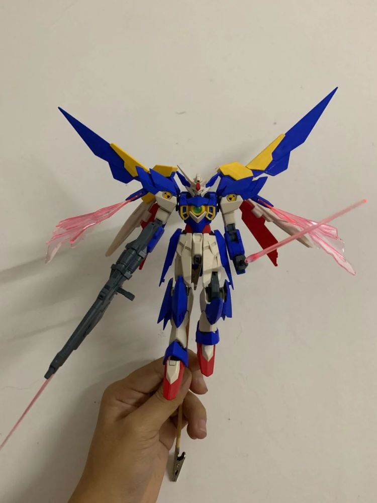 真萌新的手涂hg新生凤凰飞翼