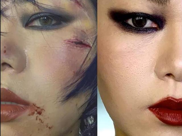 此地无银三百两女网红晒劳荣枝仿妆装无辜配文我可没蹭热度