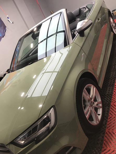 奥迪s3这款改色水晶卡其绿 小清新与气质的完美结合_腾讯新闻