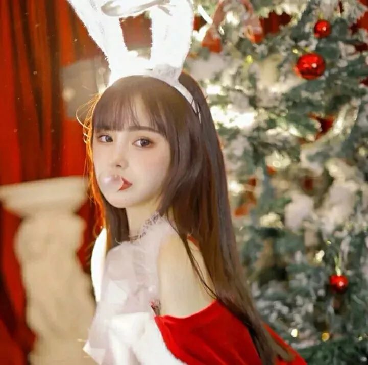 圣诞头像1225新一波圣诞ins可爱真人女生头像