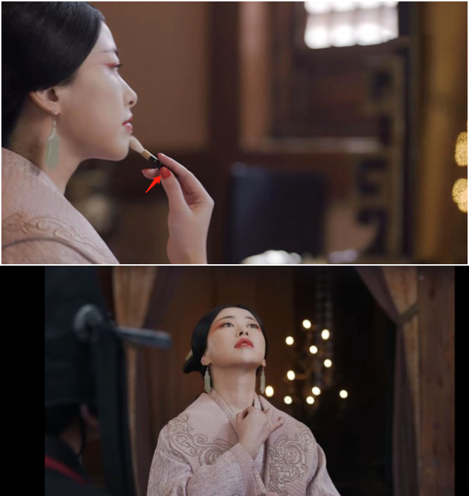 《大秦赋》赵姬脸上的"大白线",原来另有深意,很多