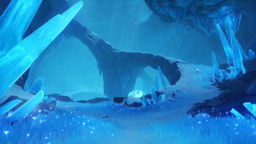 没白等原神雪山地图水平再创新高玩家人在东北代入感极强