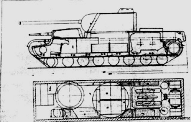 苏联的kv44蓝图图片