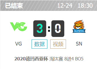 虎牙签约战队sn0 3输给vg后官博现状 世界赛就当是一场梦吧 虎牙 Vg 德玛西亚杯 英雄联盟 战队