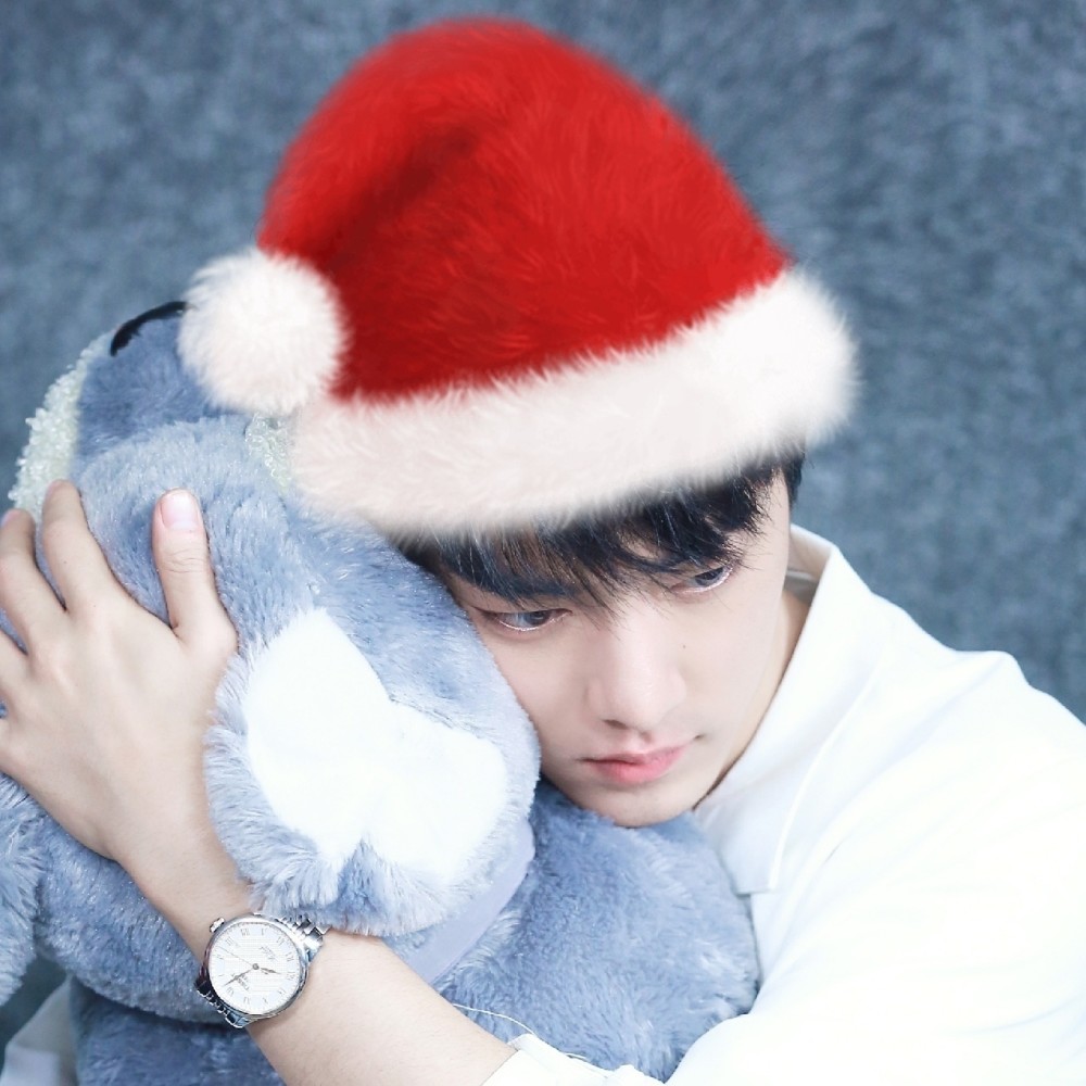 肖战圣诞头像系列好可爱好合适啊