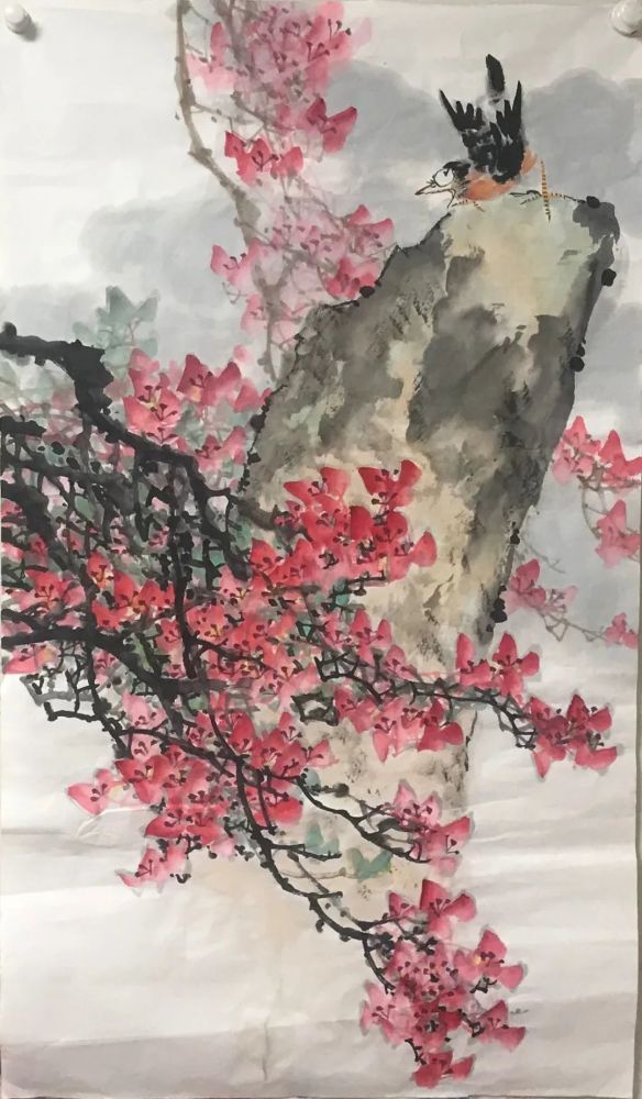 写意传情直抒胸臆吴定川花鸟画解读