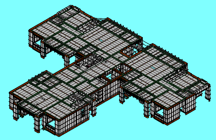 免试拼铝模板设计之东安徐福天誉1楼铝模板设计
