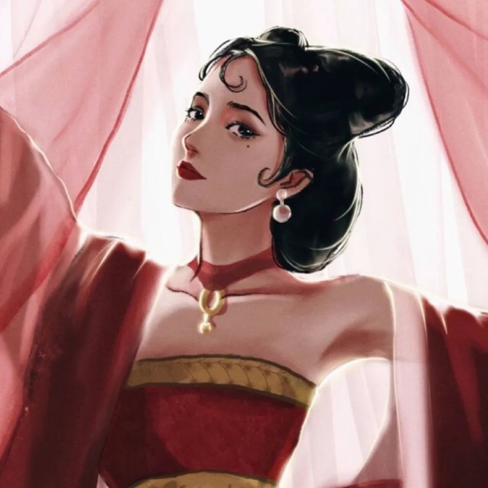 唯美手绘女生头像