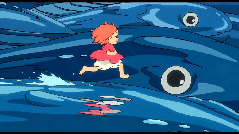 崖上的波妞首登内地中国版海报发布今年最快乐治愈的电影