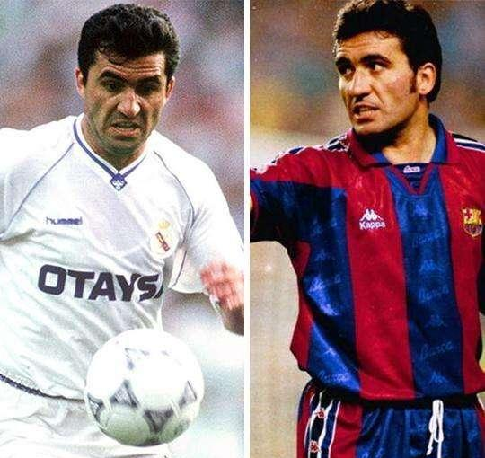 哈吉在皇马和巴萨都留下过自己的足迹