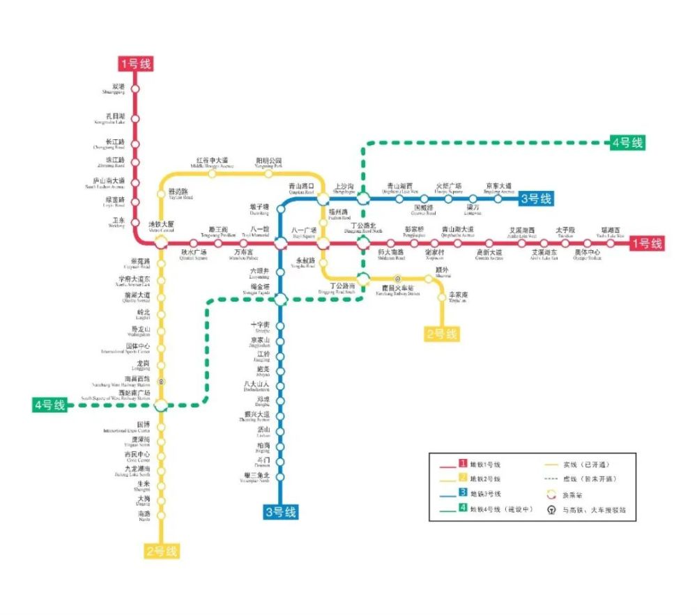 刚刚正式通车南昌地铁3号线来了
