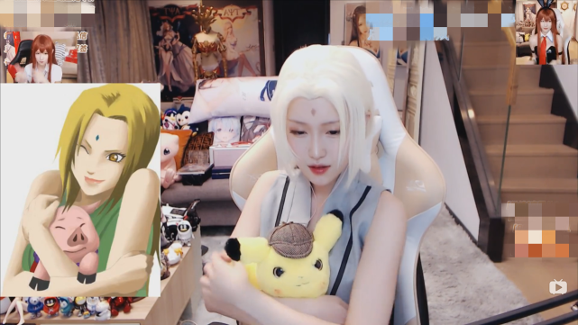 腐团儿秀绝美cos引来pdd查房,面对pdd1要求,腐团儿展现女神姿态