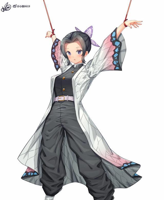 这些鬼灭之刃的同人画师为什么画出的蝴蝶忍都很像本子呢