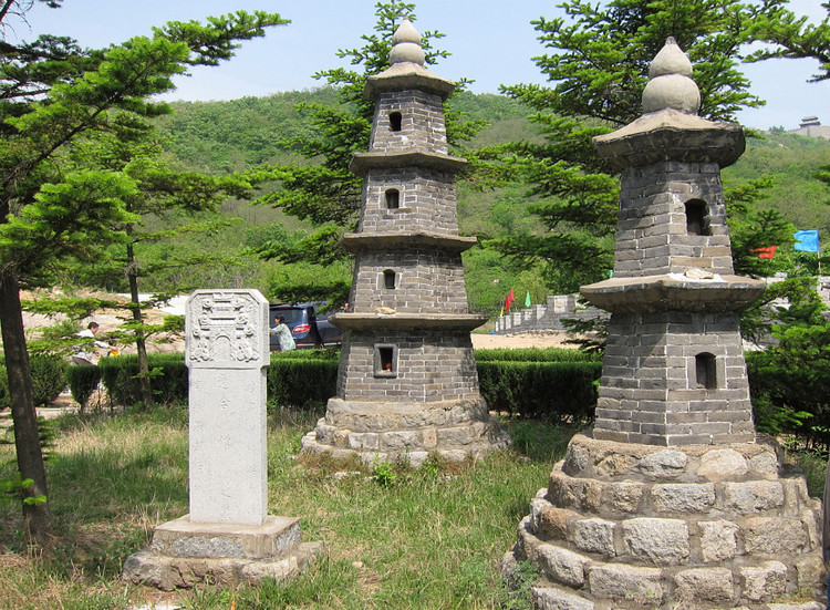 大连庄河法华寺四百多年历史的古寺庄河最古老的寺院