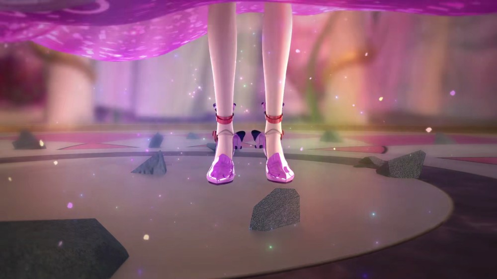 叶罗丽大仙子的女鞋都有个性辛灵和毒夕绯喜欢红色