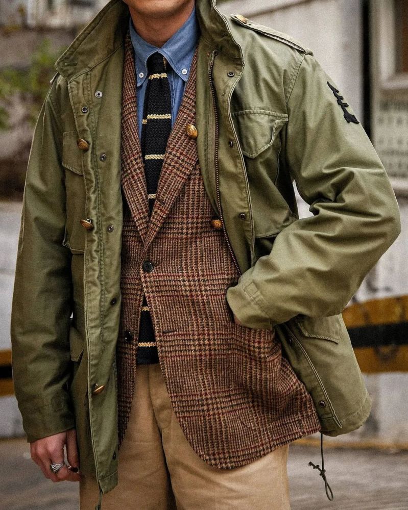 m65穿搭录教你如何正确穿这件经典野战夹克快学起来