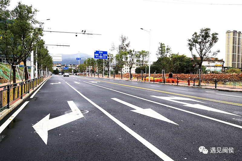 这条路通了闽侯县城新旧城区来往更便捷