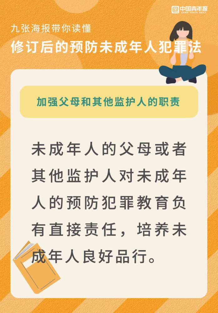 九张海报带你读懂修订后的预防未成年人犯罪法