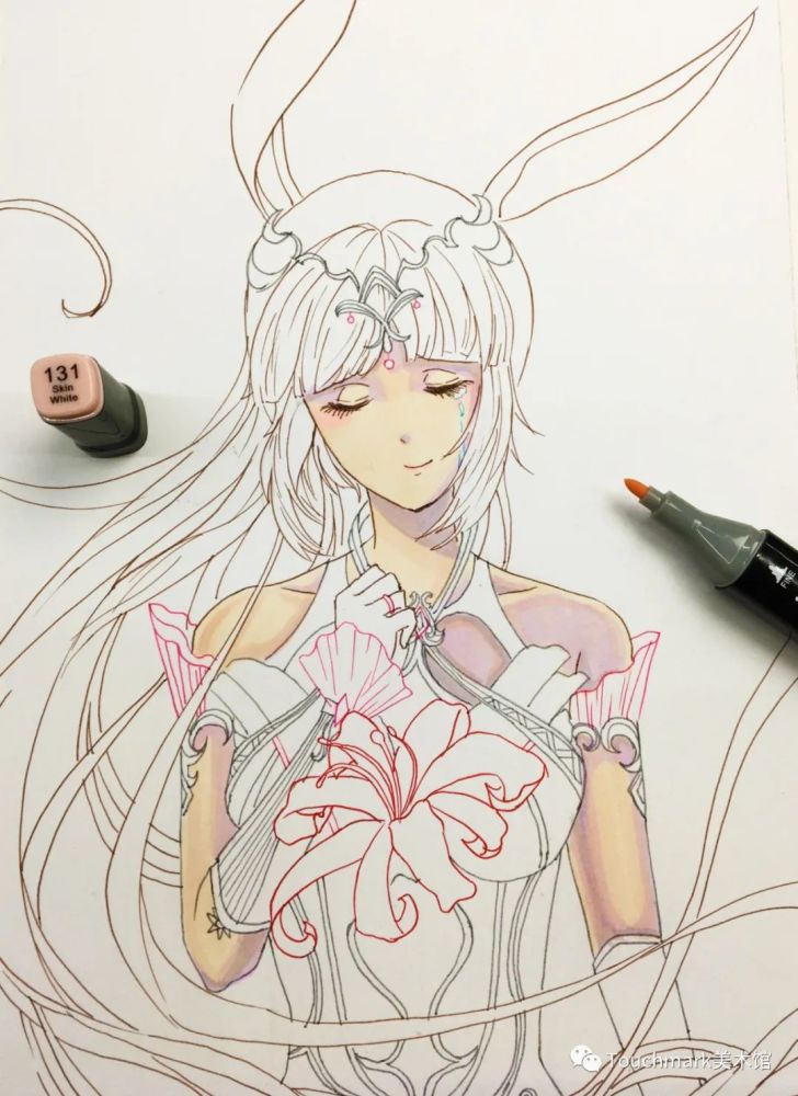 t馆小课堂马克笔斗罗大陆之小舞