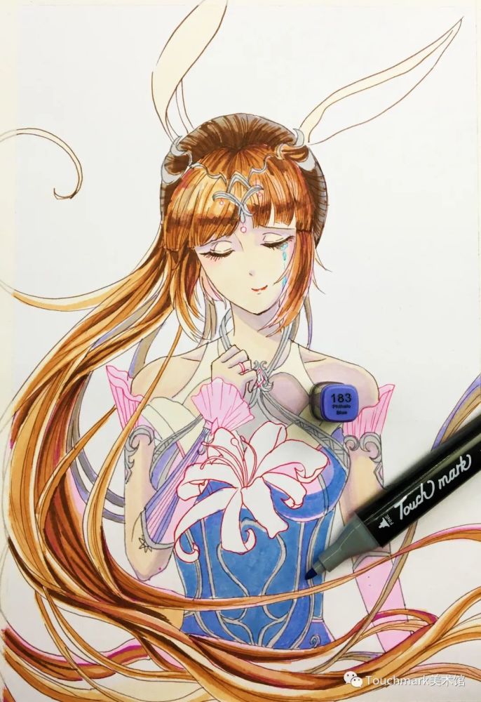 t馆小课堂马克笔斗罗大陆之小舞