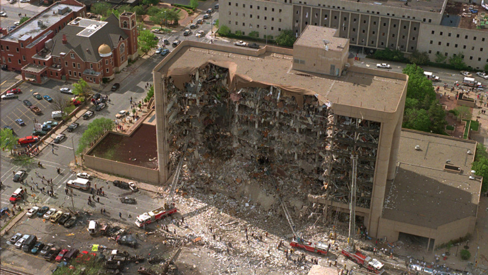 俄克拉荷马城爆炸图片